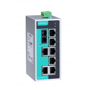 Коммутатор MOXA EDS-208A-M-ST